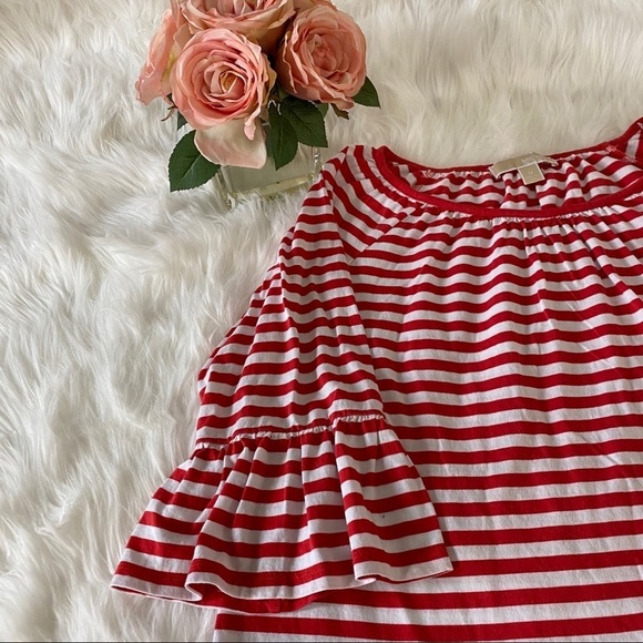 MICHAEL Kors stripes blouse, bell sleeves - Picture 3 of 5